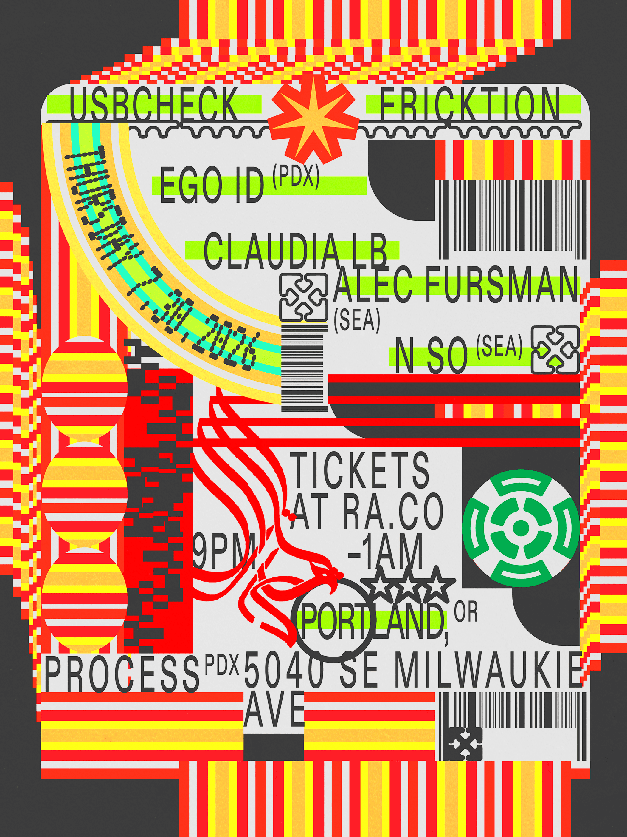 USBCHECK x FRICKTION Flyer